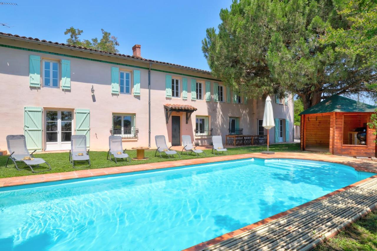 Gite La Grappe Occitane - 14 Personnes - Piscine Privee Ambres Exterior photo