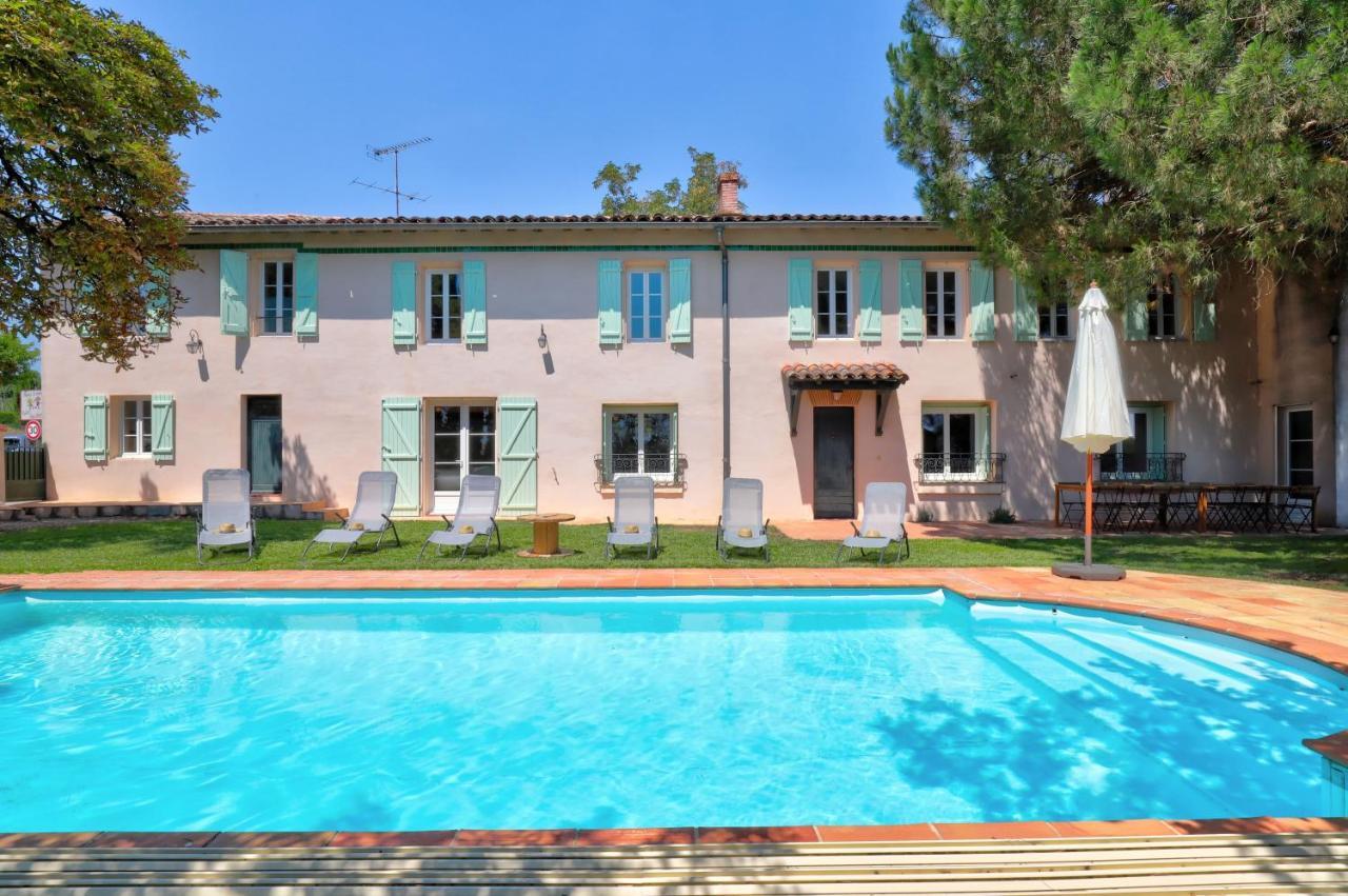 Gite La Grappe Occitane - 14 Personnes - Piscine Privee Ambres Exterior photo