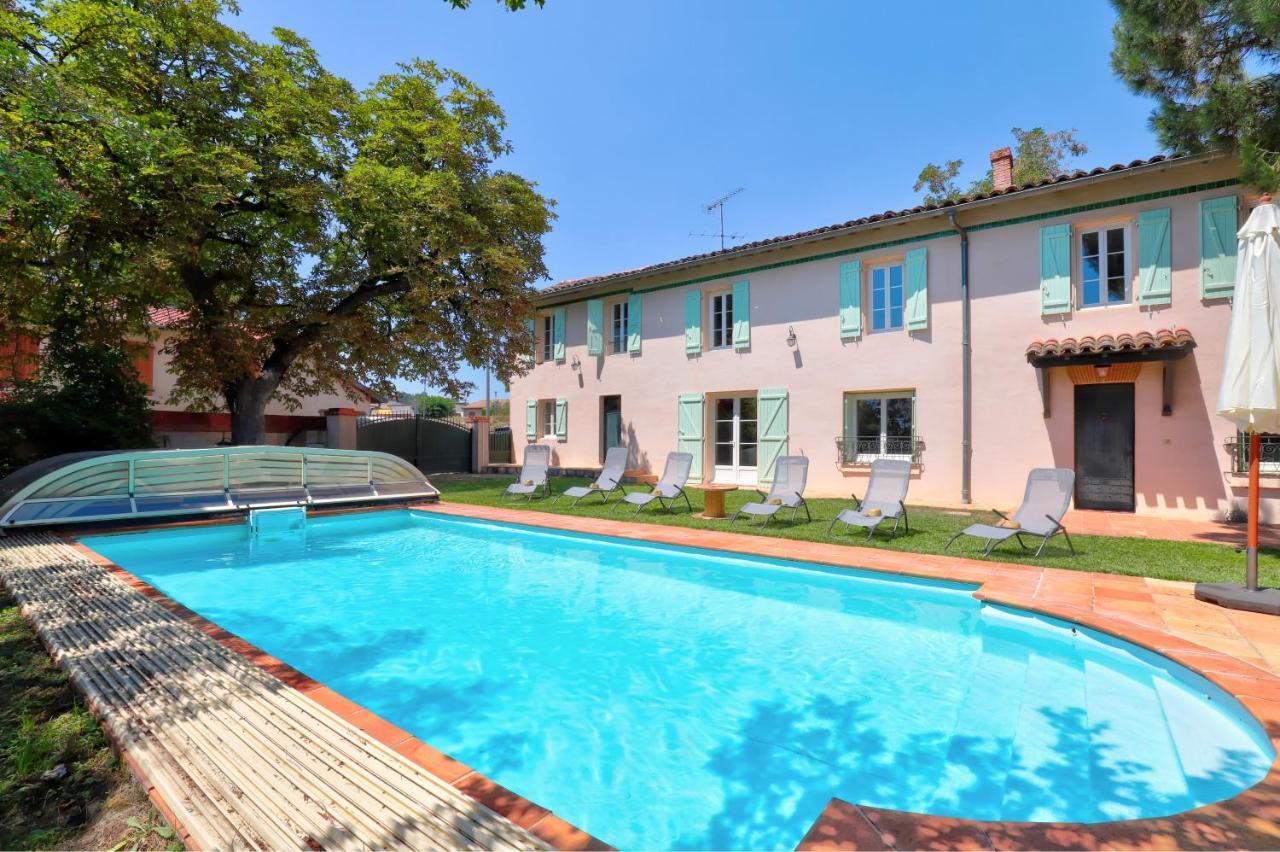 Gite La Grappe Occitane - 14 Personnes - Piscine Privee Ambres Exterior photo